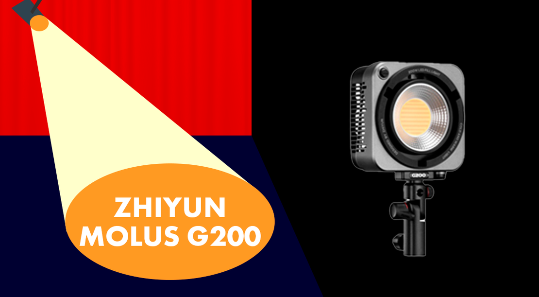 Zhiyun Molus G200 200W Bi-Color Led COB Licht - Lab-Test